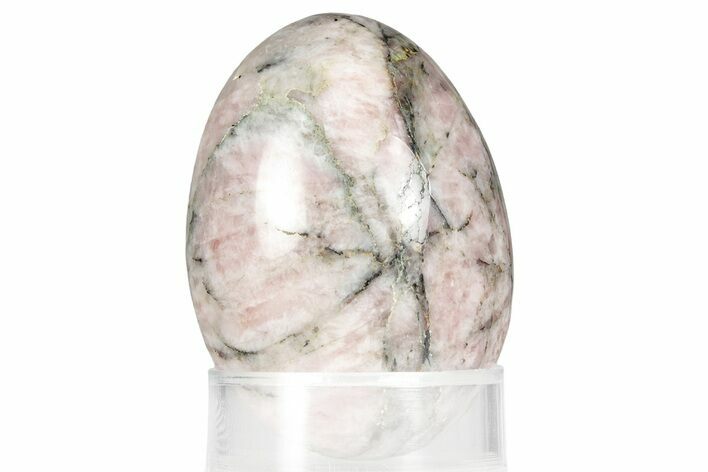 Polished Strawberry Quartz Egg - South Africa #356211